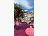 Серце / каркас з неоновою стрічкою, рожевий. 300*h350см, без напису