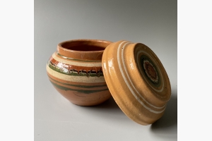 Горщик з кришкою 12,5 см