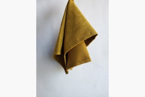 Серветка гірчична нубук 40*40 см