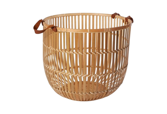 Кошик (шкіряні ручки) 35 см
