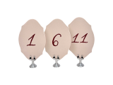 Нумерація столів 15 см (1-11)