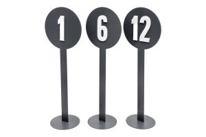 Нумерація столів 31 см (1-12)